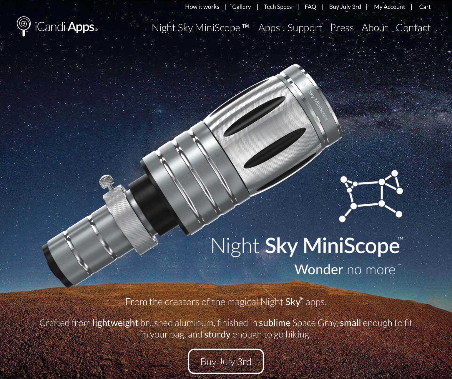 Night Sky through the years