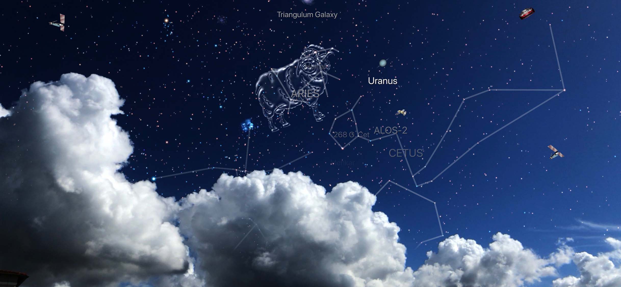 Night Sky through the years