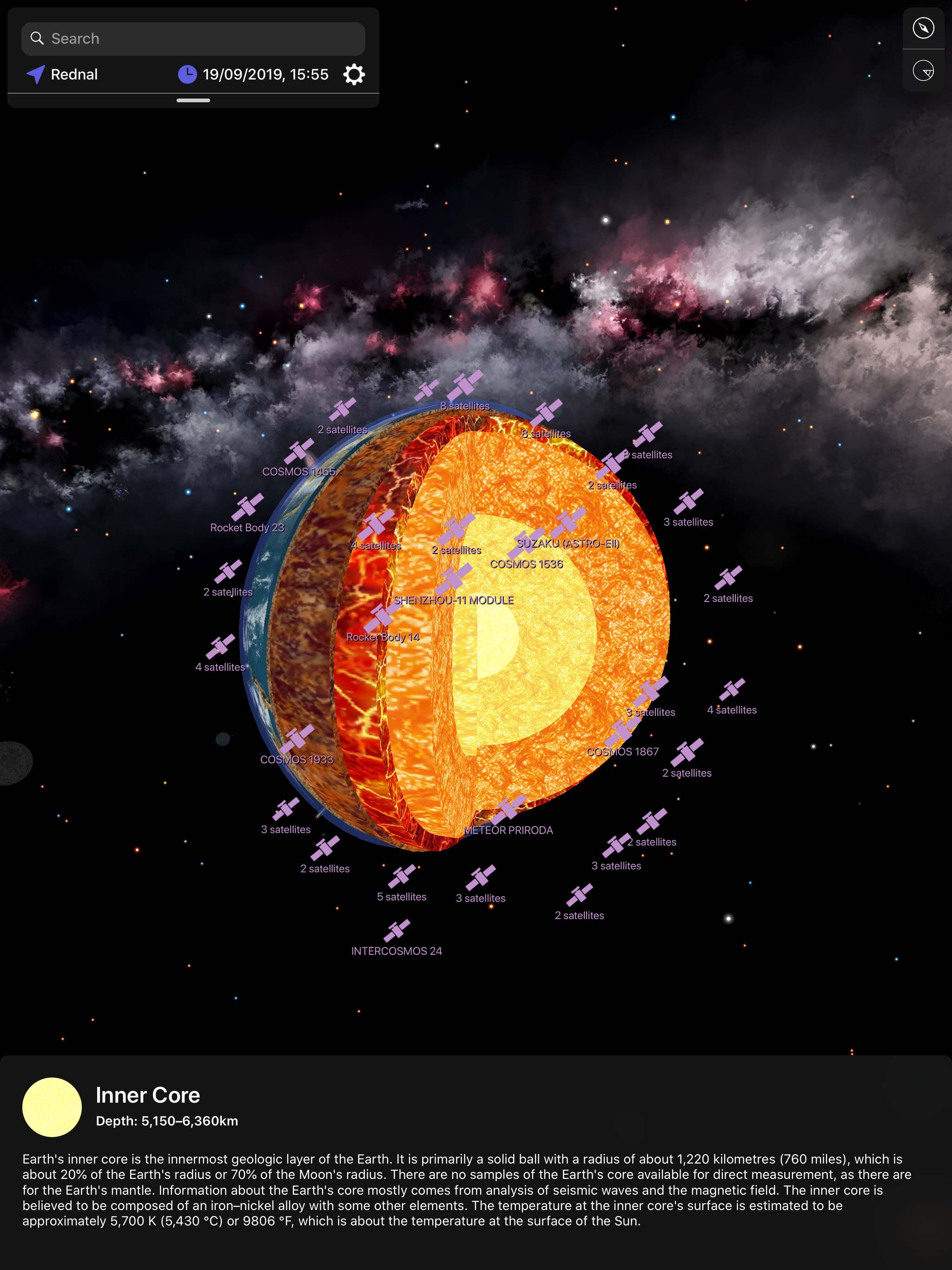 Night Sky through the years